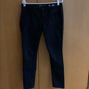 Black with silver bling Miss Me jeans never worn